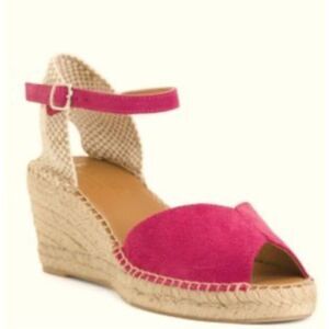 Paseart Open Toe Espadrille Wedges EU39